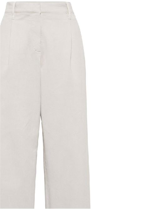 Light beige cotton pants Brunello Cucinelli | MH137P5934C9443